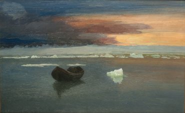 Александр Алексеевич Борисов. «Летняя полночь в Карском море»