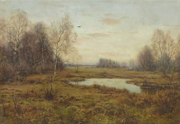 Федор Карлович Бурхардт (1854 – после 1918) «Лесное озеро»