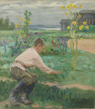 Николай Петрович Богданов-Бельский (1868–1945) «На прополке»
