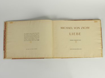 Книга Liebe. (нем. – Любовь).  Михаил Александрович Зичи (Michael von Zichy)
