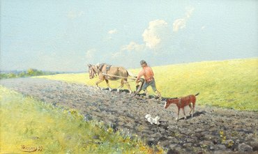 Николай Николаевич Каразин «На пашне»
