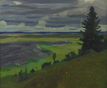 Аркадий Александрович Рылов «Ель на пригорке»