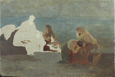 Михаил Варфоломеевич Леблан (1875–1940) «Вечерний пейзаж»