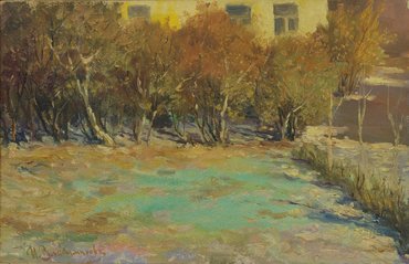 Иван Алексеевич Владимиров (1869–1947). По подписи. «Петербургский дворик»