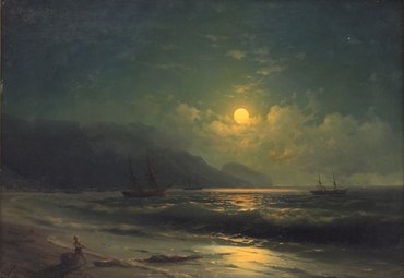 Иван Константинович Айвазовский «Лунная ночь на море»