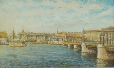 Владимир Всеволодович Суков (1865–1942). По подписи. «Вид Васильевского острова»