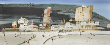Картина "Сегодня дополнительно кормлю восемь бригад сварщиков", автор - Александр Воцмуш