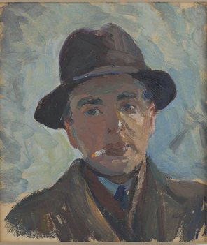 Иван Степанович Астапов (1905–1982). «Портрет Ильи Эренбурга»