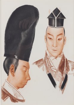 Александр Евгеньевич Яковлев (1887–1938). Две гелиогравюры «Японский театр (Кабуки)»