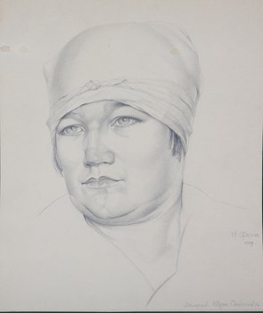 Нина Эрнестовна Фогт (1887–?) «Портрет домработницы Шуры Соболевой»
