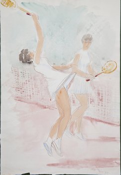 Мария Николаевна Бутрова (1905–1990).  «Теннисистки»