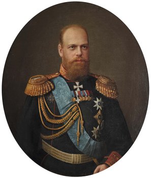 Картина «Портрет императора Александра III», авторство неизвестного художника